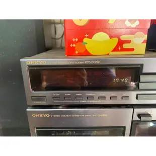 ONKYO組合音響（收音機、雙卡帶機、擴大機）+飛利普DVD