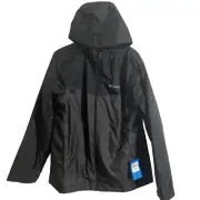 *NWT* COLUMBIA Men's Glennaker™ Black/Gray Sherpa Lined Jacket, size Medium
