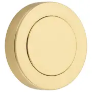 Blank Rose Round Polished Brass