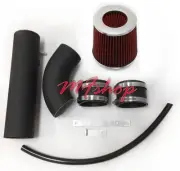Coated Black Red For 2PC 2006-2008 Honda Pilot 3.5L V6 Air Intake Kit