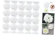 Silk Hydrangea Heads 30 Pcs Artificial Flowers Only Heads No Stems Fake