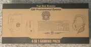 Pokémon Top Cut CM Professional Events 4-in 1 Gaming Pack, Mouse, Keyboard, HS