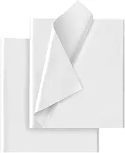 Hlonon White Tissue Paper for Gift Bags - 30 Sheets of White Wrapping Tissue Paper Bulk Packaging Paper for Weddings, Birthday, DIY Projects, Christmas, Gift Wrapping, Crafts, Decor (14 x 20 Inch)