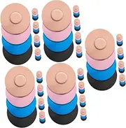 5sets Breathable Adhesive Sensor Protection Stickers Nonskid Elastic Cover Patches for Secure Fixing for Sports Activities 20pcs*5
