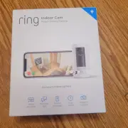 Ring Indoor Cam Compact Plug-In HD Security Camera with two-way talk - White New