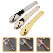3 Pcs Makeup Spatula Spoon Mini for Cosmetics Skin Care Metal Beauty Tool