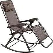 Zero Gravity Lounge Chair, Zero Gravity Chair Rocking Chair Bedroom Home Recliner Adult Foldable Siesta Lounge Chair Portable Office Lounge Chair - Vintage Pattern Lounge Chair Comfortable