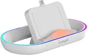 Portable Charging Dock Station Charging Dock with RGB Lights Charger Station with Charging Cable for Portal PS5 Portal Remote Player