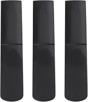 Wbestexercises 3pcs Plastic Alto Saxophone Mouthpiece Reeds 2.5 Reed, Sax Parts Repair Reed Accessory Black