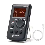 Sondery Electronic Metronome Human Voice Loud Volume Digital Guitar Drum 3 Sound