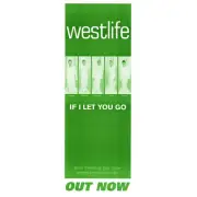 Westlife - If I Let You Go Vintage Daybill Poster Unframed