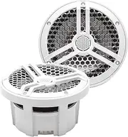 Skar Audio SK65M 6.5" 2-Way Marine Full Range 320 Watt Coaxial Speakers, Pair (White)