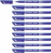 Fineliner - STABILO SENSOR F Box of 10 Blue