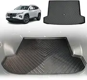 AUSGO 3D Cargo Mat Compatible with Hyundai Tucson 2021-Onwards, All-Weather Heavy Duty Boot Liner Luggage Tray Trunk Mat