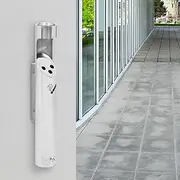 Generic Wall Mounted Ashtray Stainless Steel