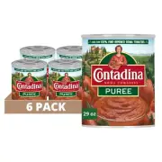 Tomato Puree, 29 Oz (Pack of 6 Cans)