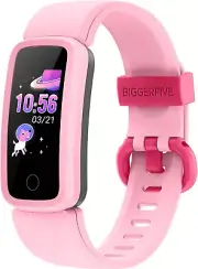 BIGGERFIVE Fitness Tracker Watch for Kids Girls Boys Teens, Activity Tracker, Pe