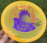 Prodigy Discs 400 Plastic Archive Autographed By Isaac Robinson - Orange - 178g