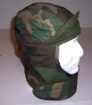 Camo Original U.S. ARMY COLD WEATHER Insulating Hat Cap size 7 Vietnam war era