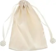 Homoyoyo Stylish Polyester Storage Bag with Internal Pocket Durable Drawstring Inner Bag for Organizing Accessories Fashionable Settings