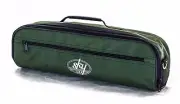 C Flute Case COVER w Side Pocket, Handle, Shoulder Strap. Army Green