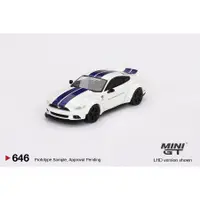 在飛比找蝦皮購物優惠-福特野馬 GT LB-WORKS 白色 1 /64 Mini