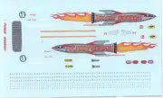 Yesteryear Flash Gordon Vega F/C Drag decal