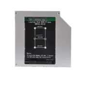 SATA 2nd HDD SSD Hard Drive 12.7 mm Universal Caddy for mSATA SSD