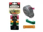 STEALTHMOUNTS Bench Belts Mixed Colours - hanging space of 3.2cm - 6 Pack