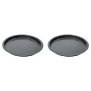 2PK Wiltshire Easybake Round Deep Thick Crust Pizza Pan Oven Baking Tray 31cm