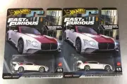 HOT WHEELS 2024 PREMIUM H FAST & FURIOUS 2018 BENTLY CONTINENTAL GT3 LOT OF 2