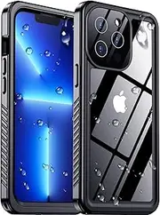 2023 New for iPhone 13 Pro Max Case Waterproof,[Built-in Screen Protector & Camera Protector] [Full Body Shockproof] [IP68 Underwater][Dustproof][Dropproof] Phone Case for iPhone 13 Pro Max 6.7"