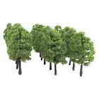 20x Trees Model Train Railroad Wargame Diorama Scenery Landscape Scale