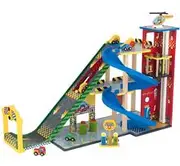 Kidkraft Multi Colour Wooden Garage Playset