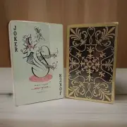 Vintage Stancraft Double 2x Deck playing cards SEALED NOS Black Gold Nu-Vue ZF