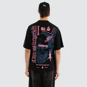 [Kiss Chacey] Witchcraft Heavy Street Tee Jet Black