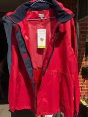 Women’s Outer Shell Jacket Waterproof & Windproof. Ruby 2XL New with Tags