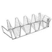 Piece Taco Holder Stainless Steel Material Taco Stand Taco Rack Space Up to 4