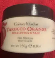 Crabtree & Evelyn Tarocco Orange Silkening Body Souffle 8.8 oz New Jar