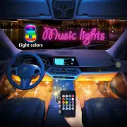 4pcs RGB Motorcycle 36LED Neon Under Glow Accent Light Strip Music Control