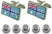 [Select Gifts] Shirt Dress Studs Civil Ensign Civil Australian Flag Cufflinks