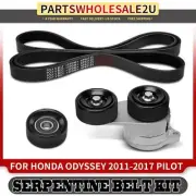 3x Serpentine Belt Drive Component Kit for Honda Odyssey Ridgeline Pilot V6 3.5L (for: Honda)