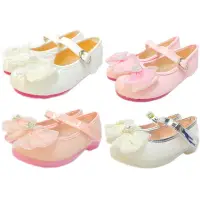 在飛比找蝦皮購物優惠-兒童公主鞋 娃娃鞋 花童鞋 女童 白色 粉色 日本娃娃 皮鞋