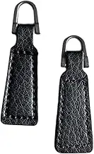 CarpNettore 2 Pieces Zipper Pullers Zipper Tabs PU Zipper Pullers for Luggage Clothing Backpacks Jacket