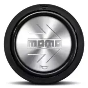 MOMO Horn Button Silver Arrow Flush Mount Flat Lip For MOMO Tuner Trek