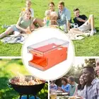 AU Egg Storage Box Rolling Slide Container Double-layer Food Fridge Drawer (Oran