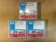 3 x HP C7971A LTO-1 Ultrium 200GB RW Tape Data Cartridge NEW LOT 3