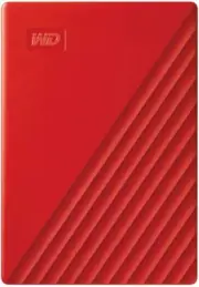 WD 2TB My Passport Portable Storage External Hard Drive HDD USB 3.2 Red