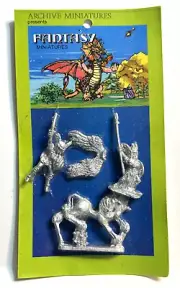 ARCHIVE MINIATURES FANTASY SERIES WINGED UNICORN AND VALKYRIES SEALED ORIGINAL