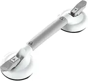 Suction Cup Shower Handle, Wall Mounted Balance Support Auxiliary Shower Handrail (for The Disabled)(Gray,L-47CM)
